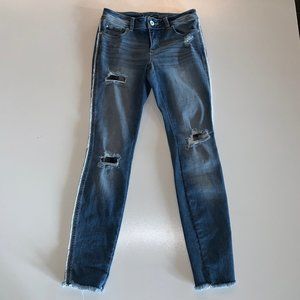 INC‎ Skinny Leg Destroyed Jeans Size 2